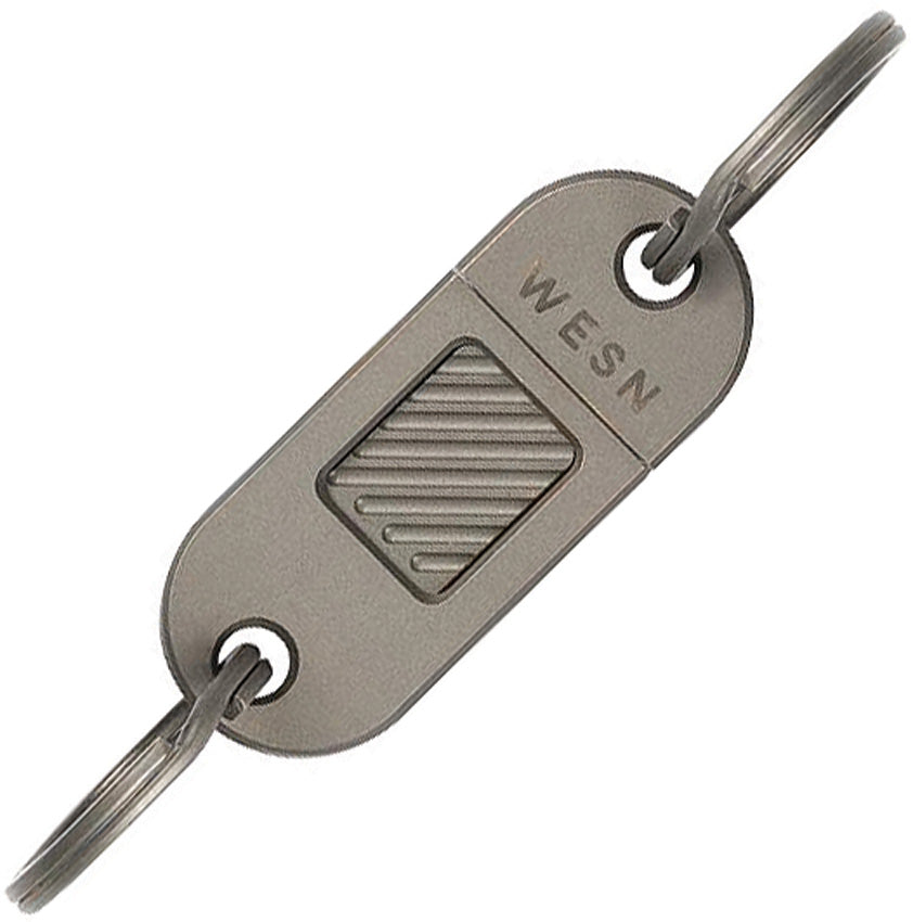 Wesn Goods QR Keychain Gunmetal WESN03-0