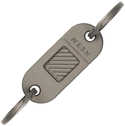 Wesn Goods QR Keychain Gunmetal WESN03-0