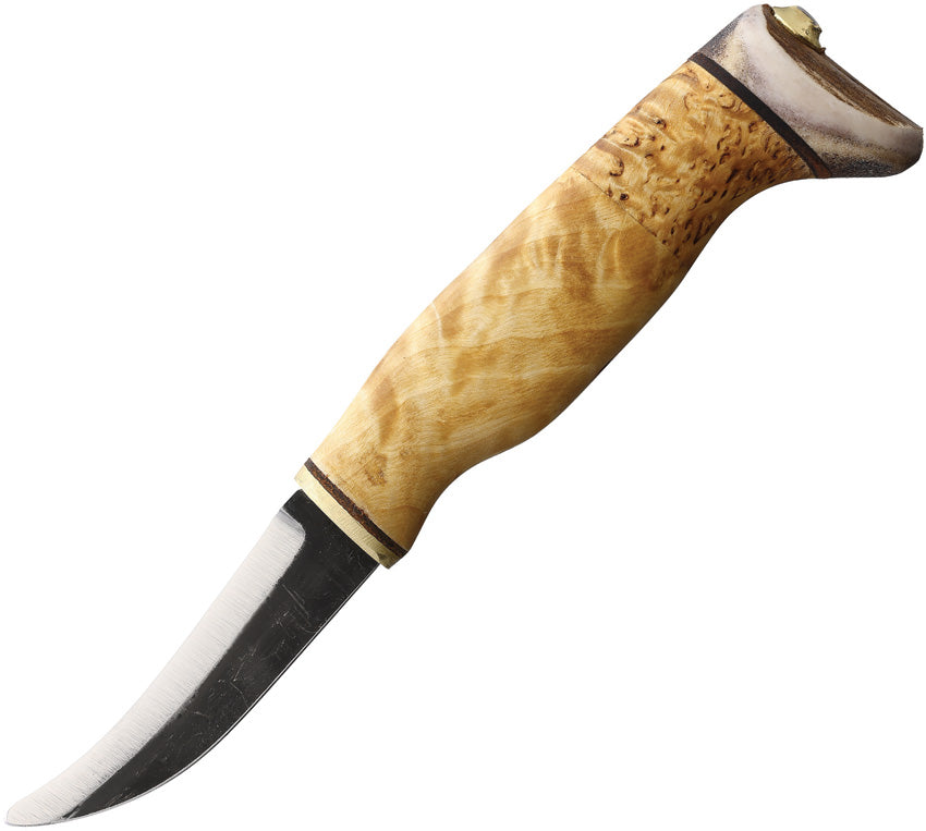 Wood Jewel Fixed Blade Curly Birch 23AVS