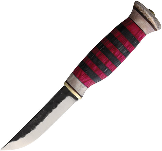 Wood Jewel Fixed Blade Color Stripe 23B12