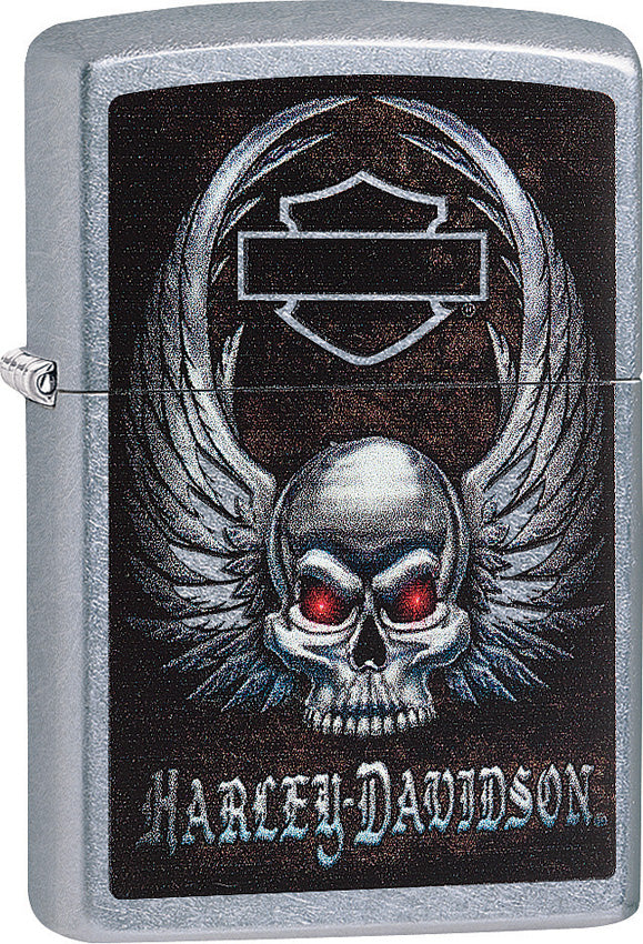 Zippo Harley Davidson Skull 29558