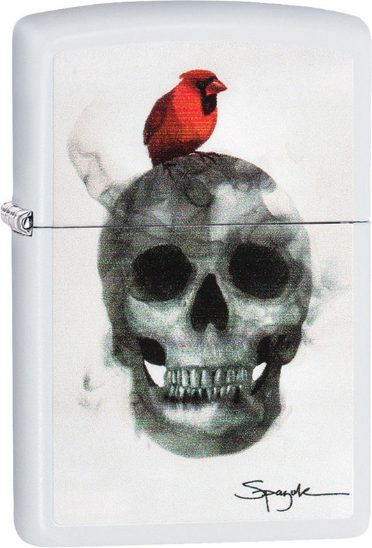Zippo Spazuk Cardinal on Skull 29644