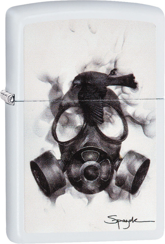 Zippo Spazuk Gas Mask and Bird 29646