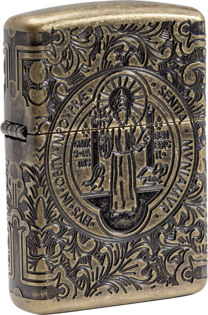 St. Benedict Design Windproof Lighter – Zippo UK