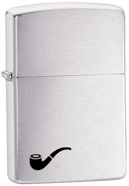 Zippo Pipe Brushed Chrome Windproof Lighter