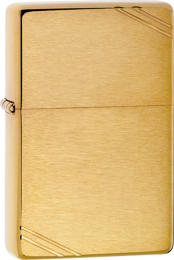 Zippo Vintage with Slashes Brass 240