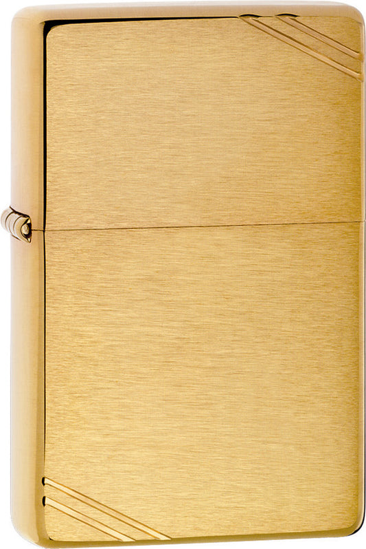 Zippo Vintage with Slashes Brass 240
