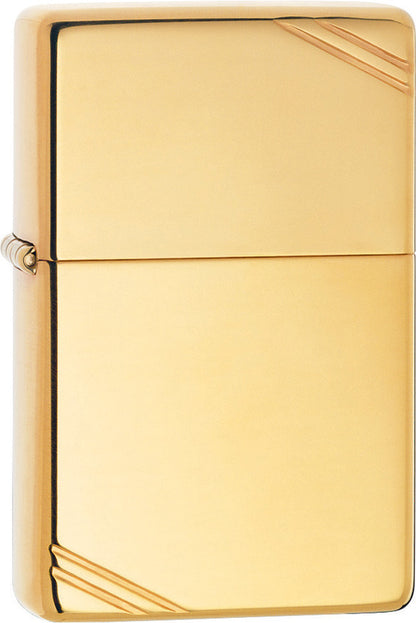 High Polish Brass Vintage with Slashes