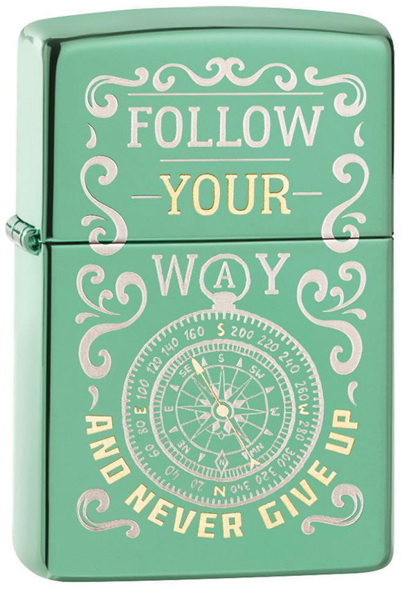 Zippo Follow Your Way Lighter 49161