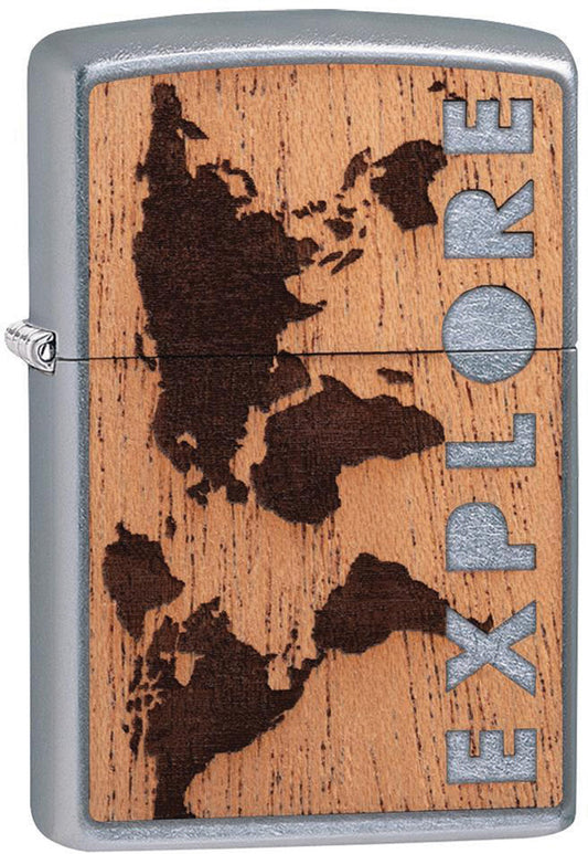 Zippo Woodchuck Lighter Mahog 49171