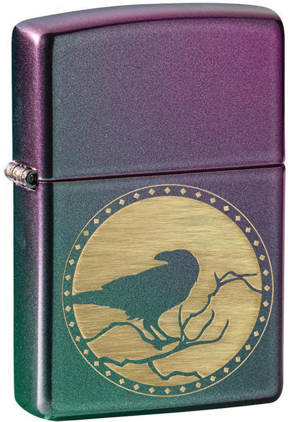 Zippo Raven Iridescent Lighter 49186