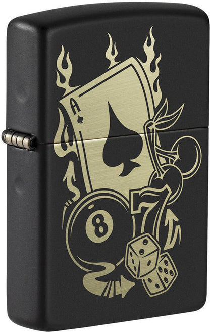 Zippo USA Gambling Design Windproof Lighter – Buy now at Mjoutdoorsgear UK