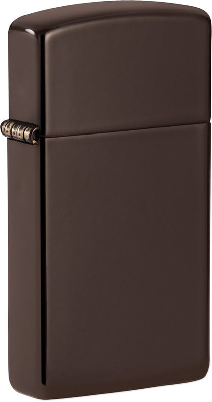 Zippo Slim Brown Windproof Lighter