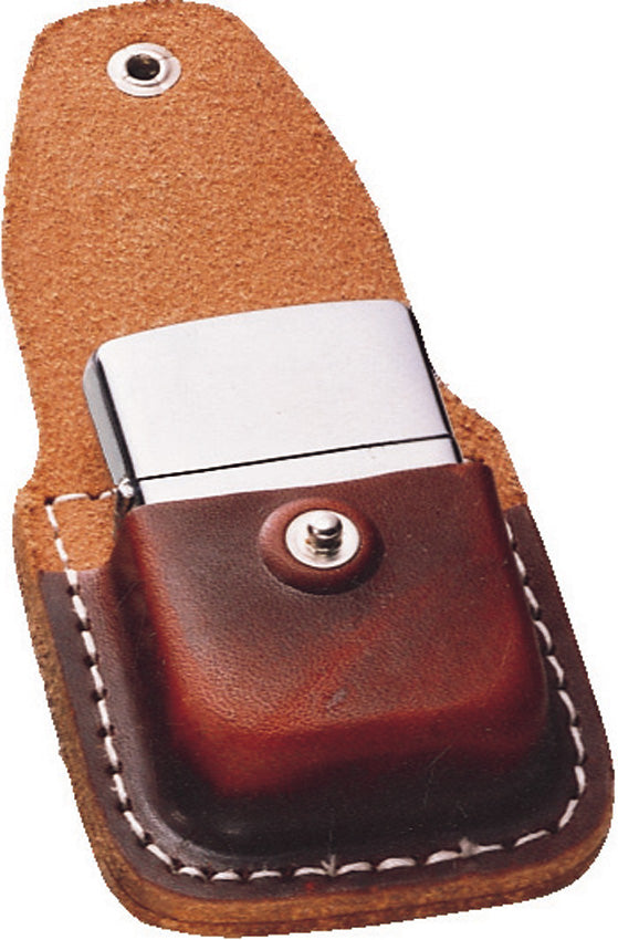Zippo Lighter Pouch Brown Leather LPCB