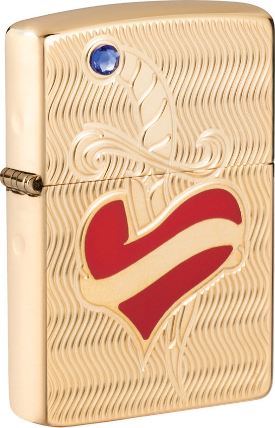Zippo Heart and Sword Lighter 49303