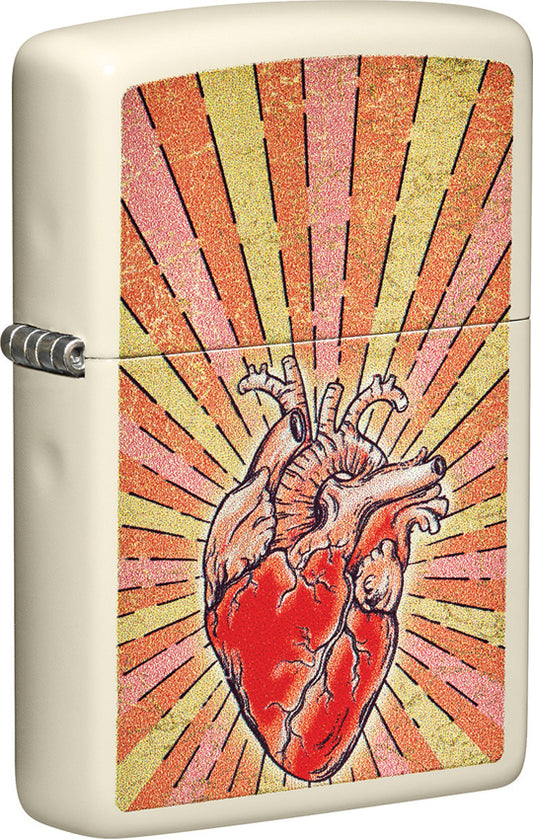 Zippo Heart Design Lighter 49397