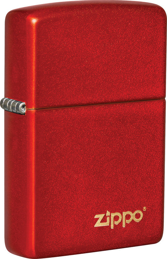 Zippo Classic Metallic Red Logo 49475ZL