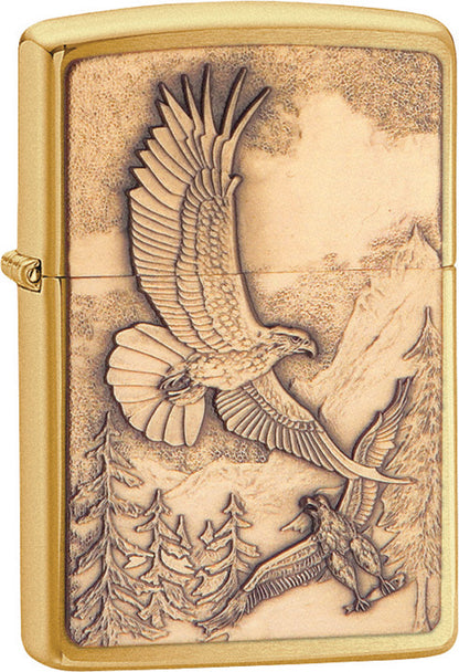 Zippo Soaring Eagles Emblem Windproof Lighter – Zippo UK - Shop now at Mjoutdoorsgear UK