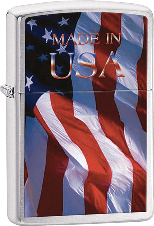 Zippo Made In The USA Flag 24797