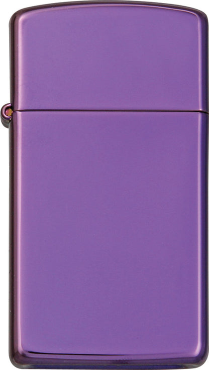 Zippo UK High Polish Purple Slim Windproof Lighter –  Shop now at Mjoutdoorsgear