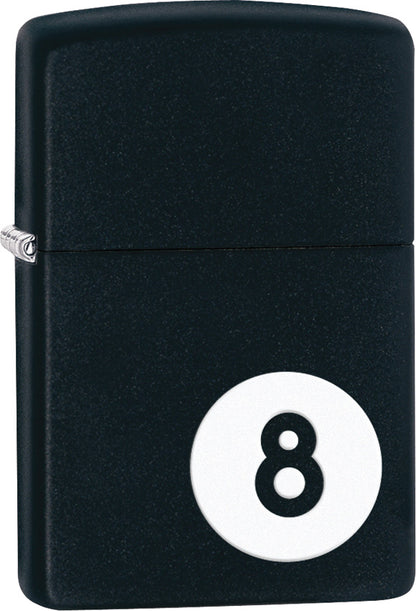 8-Ball Black Matte Zippo Lighter | Mjoutdoorsgear UK