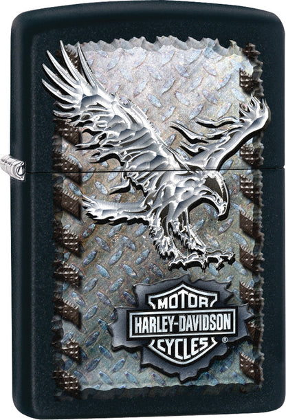 Zippo 218 Harley Davidson Iron Eagle Lighter 28485 (Matte Black) | Lighters, Zippo | Mjoutdoorsgear UK