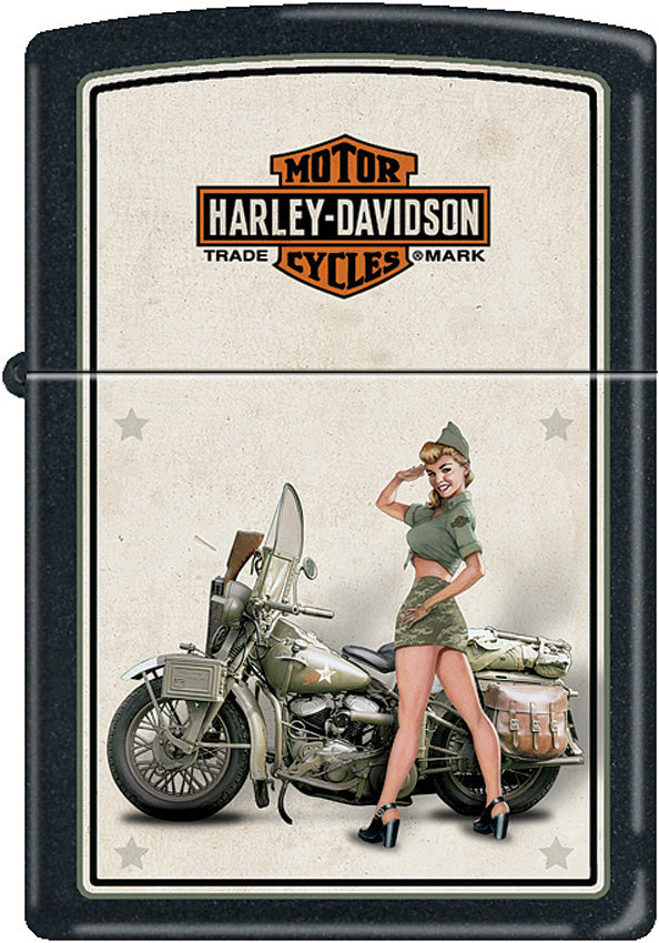 Zippo Harley US Army Pinup ZP9939