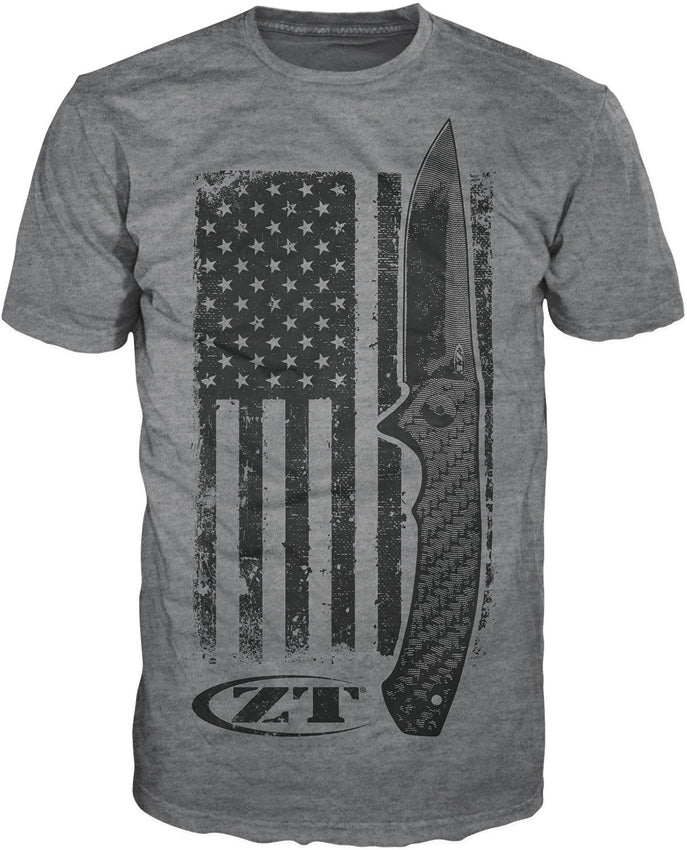 Zero Tolerance American Flag T-Shirt Large SHIRTZT201L