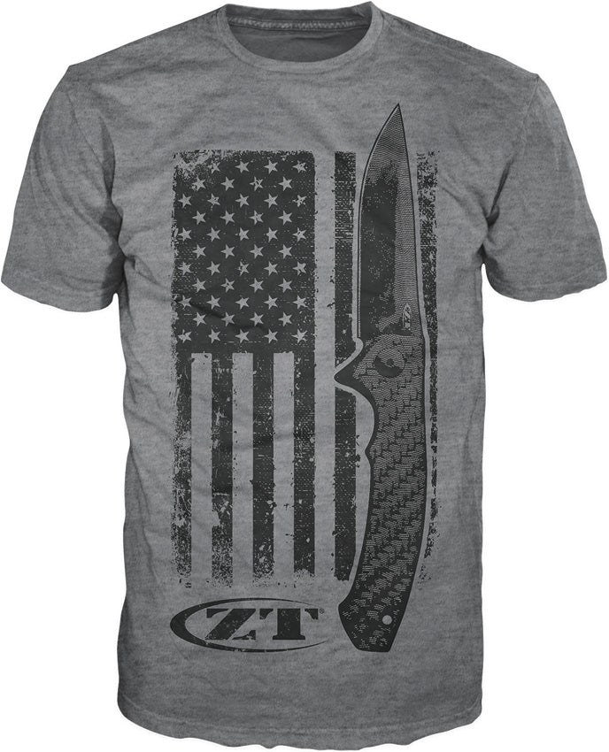 Zero Tolerance American Flag T-Shirt Small SHIRTZT201S