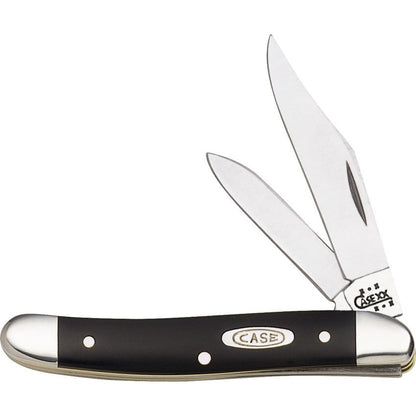 Case 220 Two Blade Jack Folding Knife with Stainless Clip and Pen Blades
