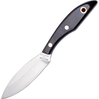 Grohmann Original Design Buffalo Horn Fixed Blade Knife – Model GRW1S