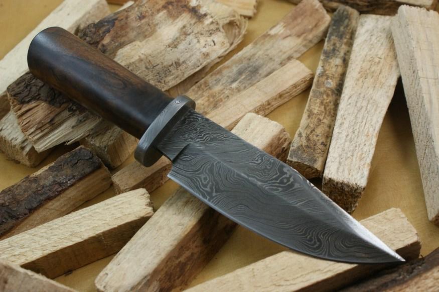 Custom Handmade Hunting Knife With Leather Sheath by Knife King