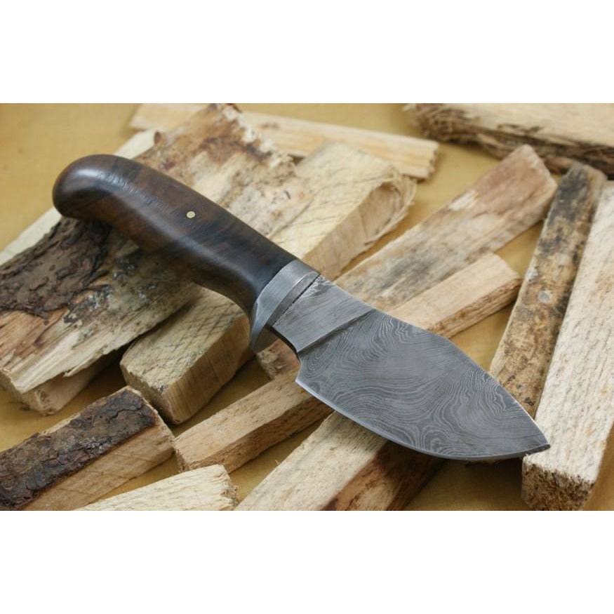 Custom Handmade Hunting Knife With Leather Sheath by Knife King