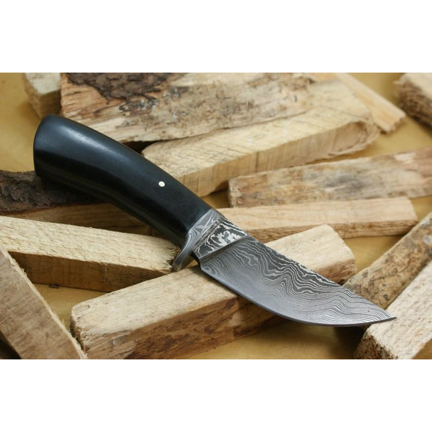 Custom Handmade Hunting Knife With Leather Sheath by Knife King
